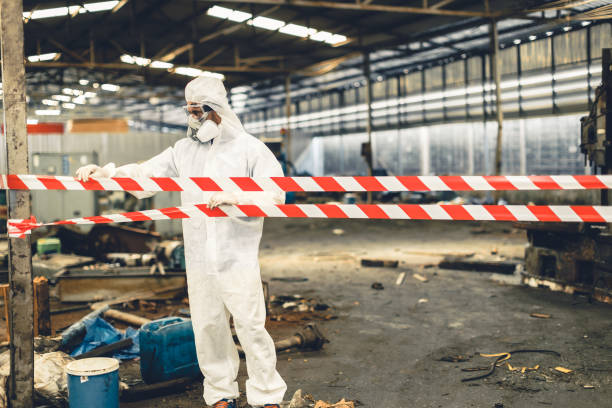 Professional Unattended Death Cleanup technician working in Victor, CA